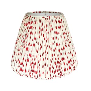 Gathered Animal Print Designer Lamp Shade - Multiple Sizes