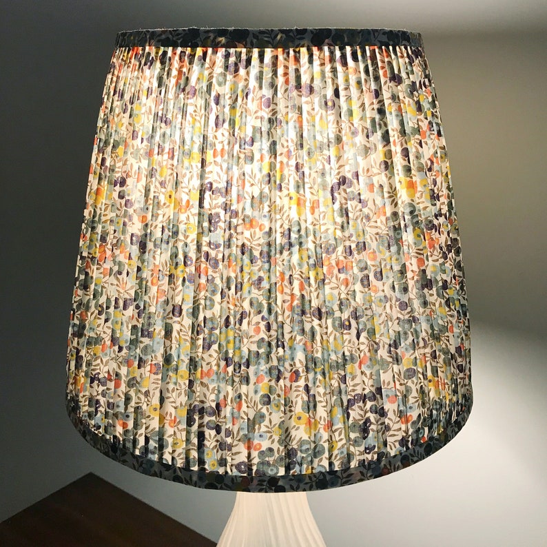 Ditsy Print Fabric Gathered Lamp Shade Etsy