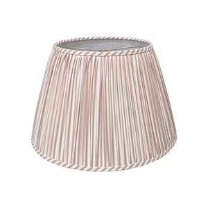 Classic Ticking Stripe Gathered Lamp Shade - Multiple Colors & Sizes