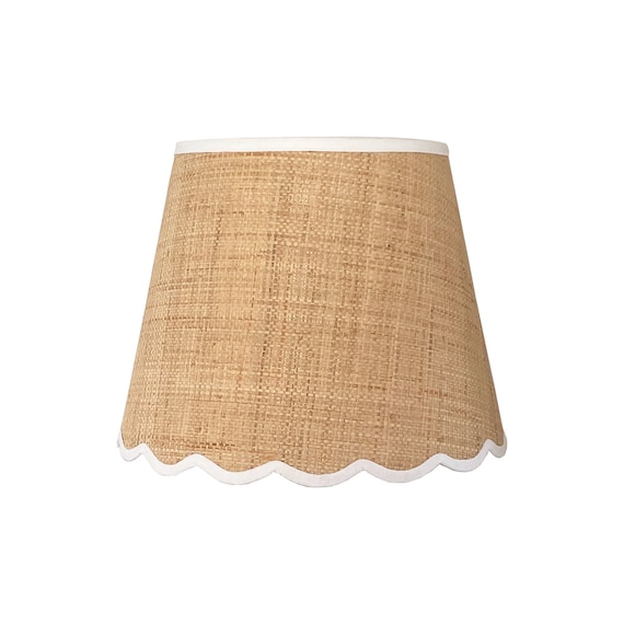 Scalloped chandelier shade deals