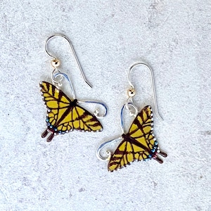Tiger Swallowtail Butterfly Earrings