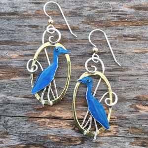 Heron Earrings
