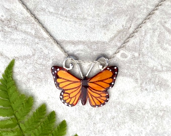 Monarch Butterfly Necklace