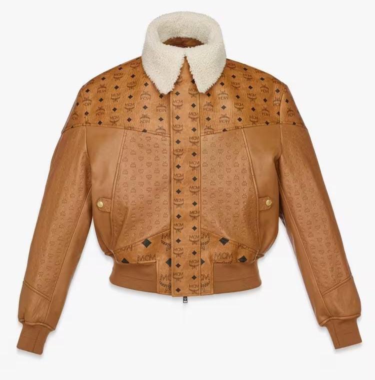 Mcm Leather Jacket - Etsy