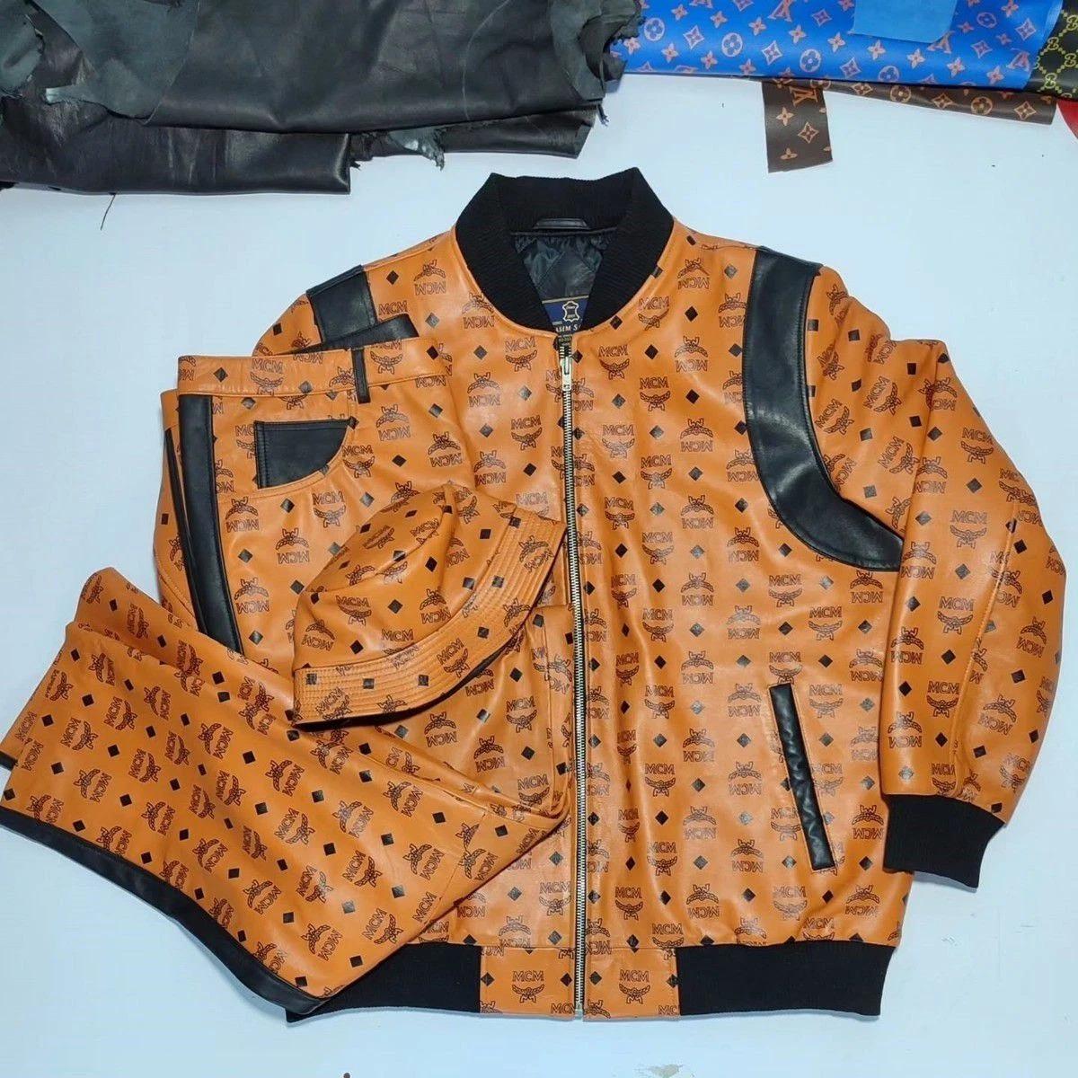 Mcm Leather Jacket - Etsy