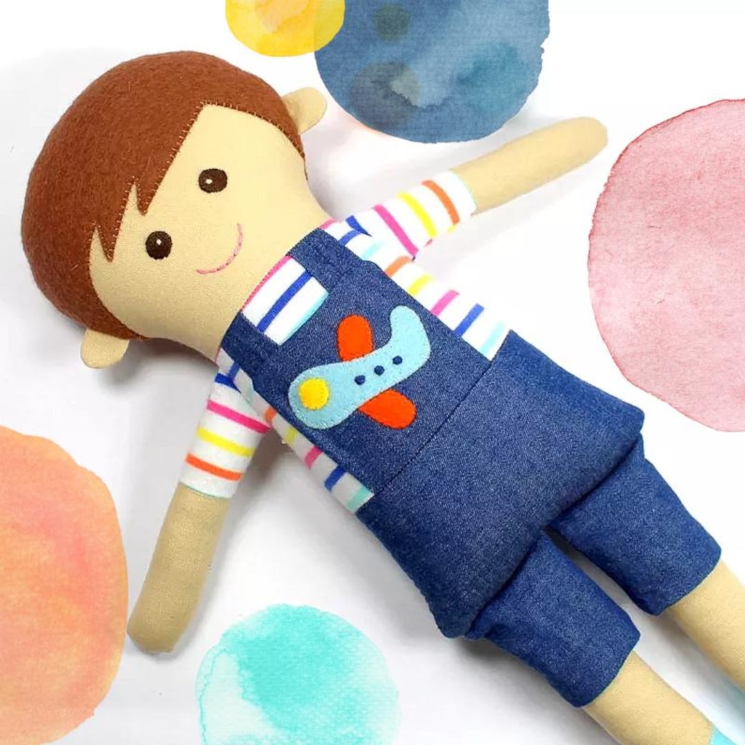 Boy Rag Doll | Cloth Doll for Boys | Fabric Rag Doll | Sebastian Doll ...