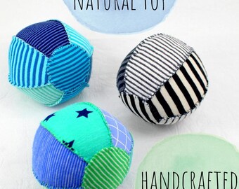 Play Ball - Soft Cotton Ball - Ball Rattle - Small Fabric Ball - Soft Toy for Baby - Colorful Toy - Small Ball - Soft Ball - Ball Toddlers