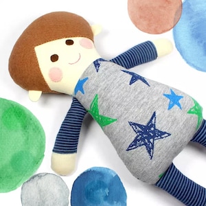 boy baby doll | baby rag doll | boy doll | Sammy doll |  first doll |  baby shower gift |  sleeping doll | nurery decor | sweet baby doll