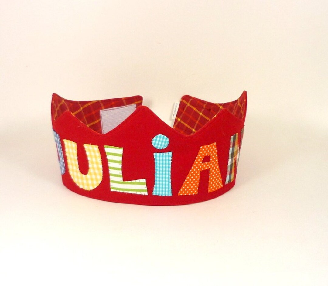 Toddler Dress up Crown Play Crown Personalized Name Crown Etsy