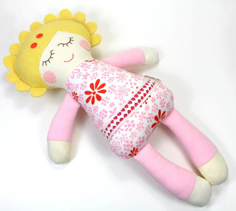 Organic Baby Doll Organic Rag Doll Organic Toy Rosy Etsy