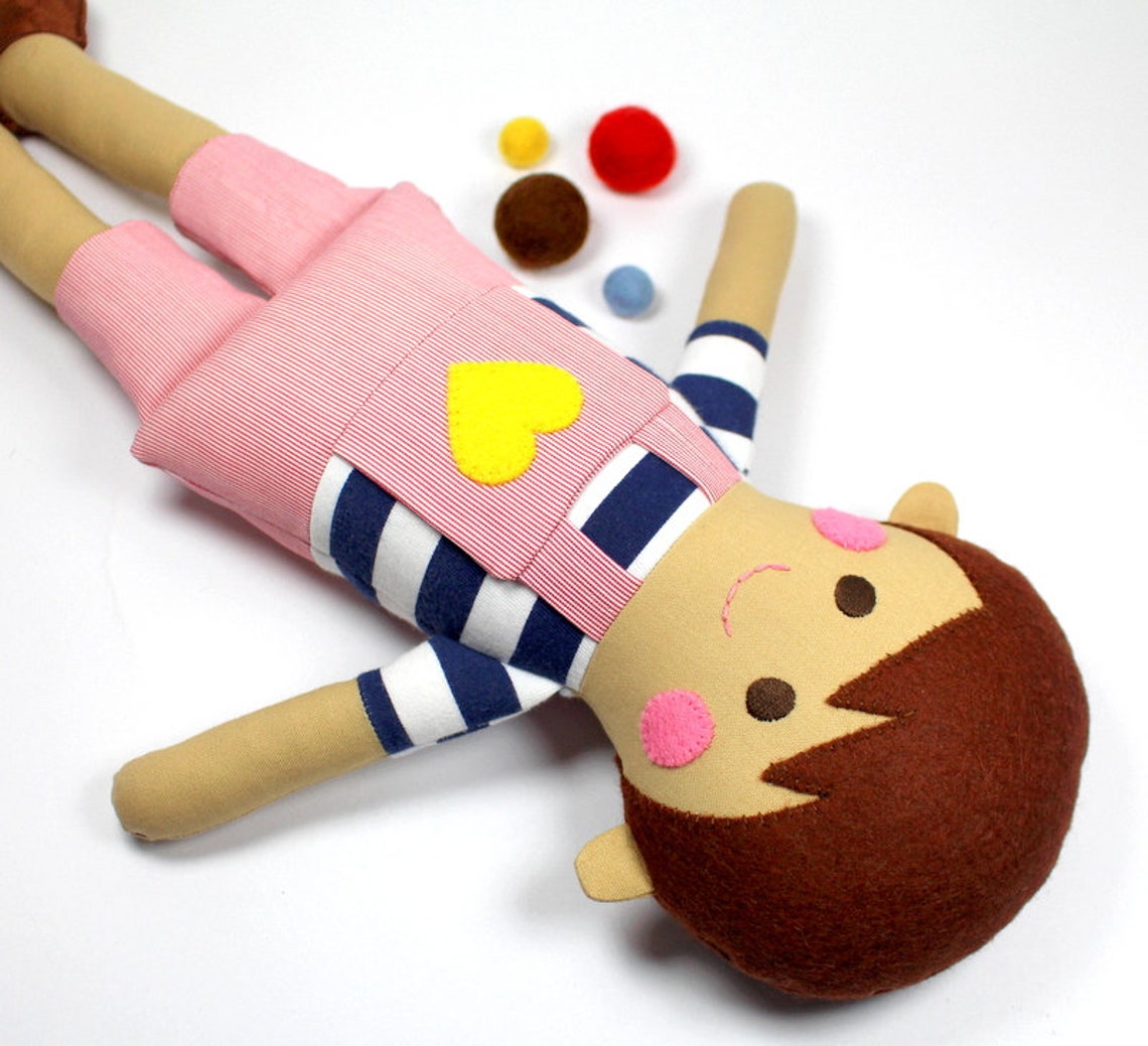 Boy Rag Doll | Cloth Doll for Boys | Fabric Rag Doll | Baby Boy Gift ...