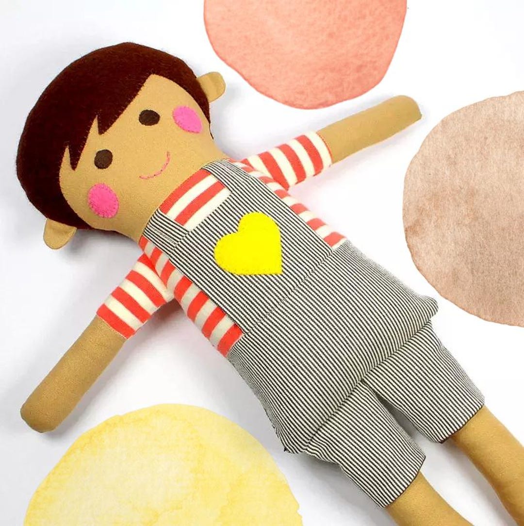 Boy Ragdoll Boy Rag Doll | Cloth Doll for Boys | Fabric Rag Doll | Sebastian Doll ...