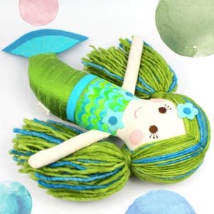 mermaid doll | mermaid cloth doll | plush toy  | softie doll  |  little mermaid  | serafina doll