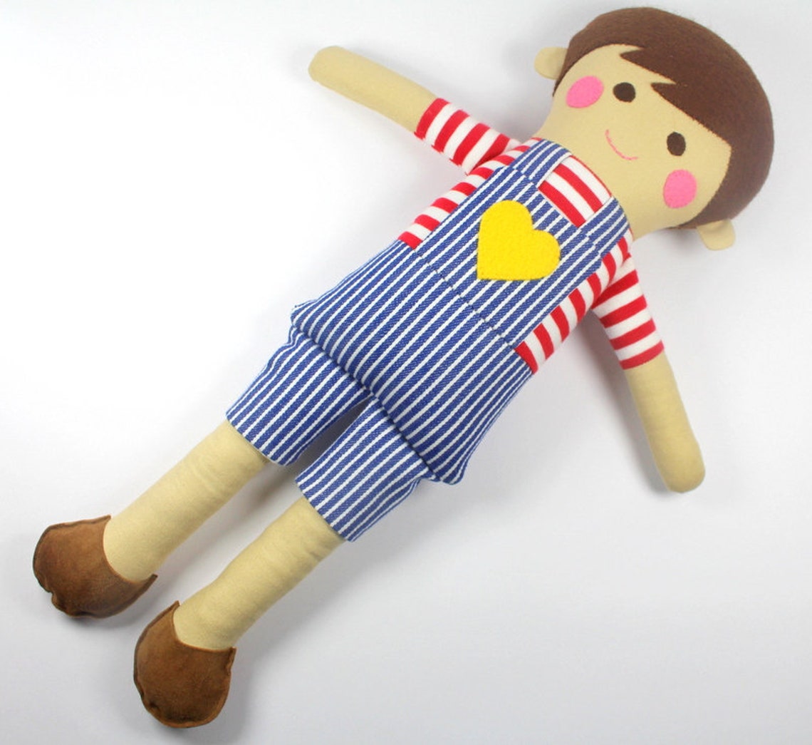 Boy Rag Doll | Cloth Doll for Boys | Fabric Rag Doll | Sebastian Doll ...