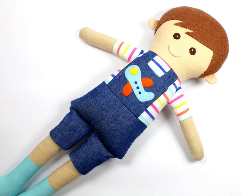Boy Rag Doll | Cloth Doll for Boys | Fabric Rag Doll | Sebastian Doll ...