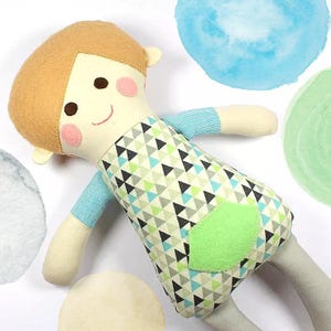 boy baby doll | baby rag doll | boy doll | Sammy doll |  first doll |  baby shower gift |  sleeping doll  |  nursery decor  |  heirloom gift