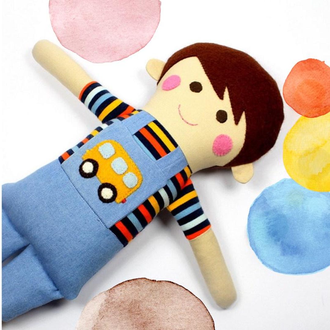 Boy Ragdoll Boy Rag Doll | Cloth Doll for Boys | Fabric Rag Doll | Sebastian Doll ...