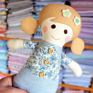 Baby Dolls for Baby First Doll Handmade Baby Doll Personalized First Doll Baby Shower Gift First Birthday Gift for Baby Soft Toy Handmade