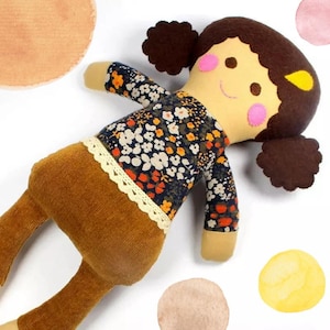 baby doll | soft baby toy |  Rosie doll |  first doll |  baby rag doll |  baby shower gift |  sleeping doll  |  nursery decor  |  sweet doll