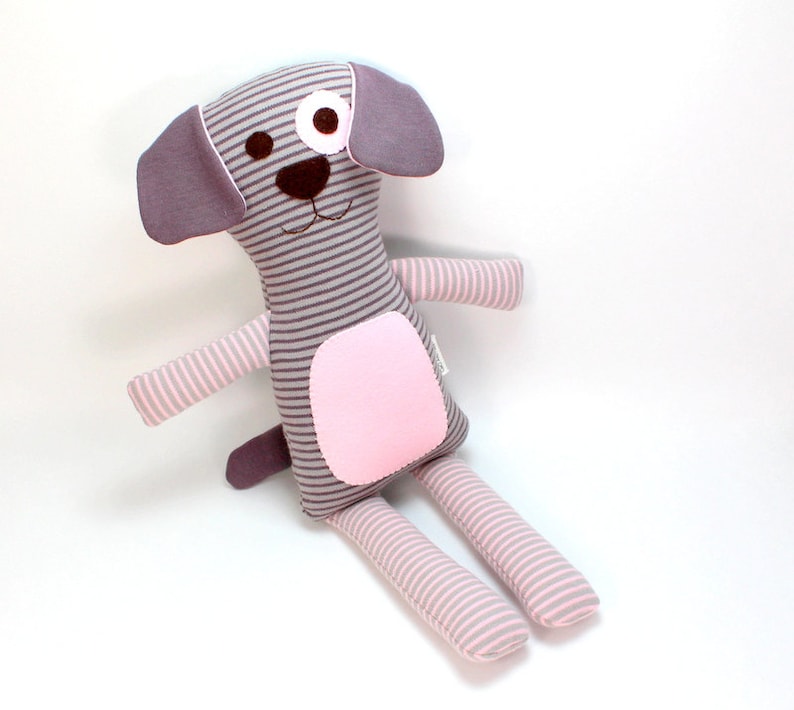 Plush Toy Dog Organic Plush Dog Stuffed Animal Dog Etsy