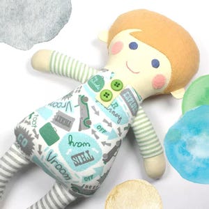 boy baby doll | baby rag doll | boy doll | Sammy doll |  first doll |  baby shower gift |  sleeping doll  | nursery decor |  doll for boys