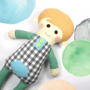 boy baby doll | baby rag doll | boy doll | Sammy doll |  first doll |  baby shower gift |  sleeping doll  | kid room decor  | nursery decor