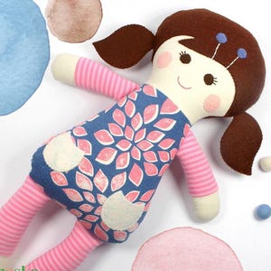 baby doll | soft baby toy |  Rosie doll |  first doll |  baby rag doll |  baby shower gift