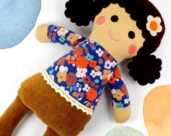 ethnic baby doll soft toy first doll for baby rag doll baby shower gift sleeping doll nursery decor sweet doll heirloom natural toy for baby