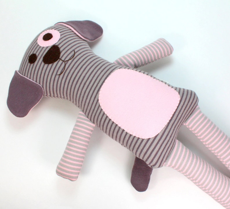 Plush Toy Dog Organic Plush Dog Stuffed Animal Dog Etsy