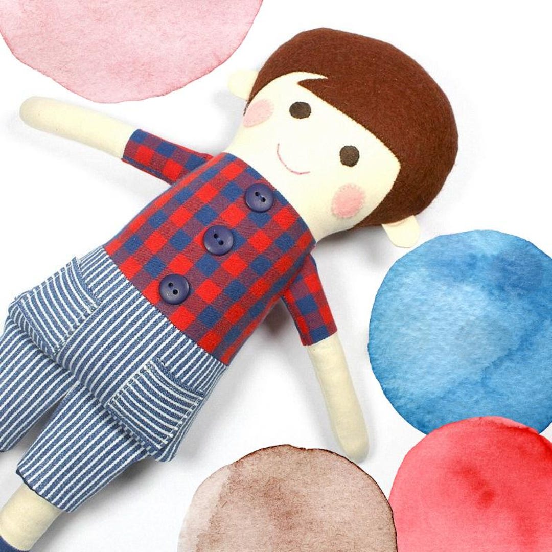 Boy Rag Doll | Cloth Doll for Boys | Fabric Rag Doll | Sebastian Doll ...