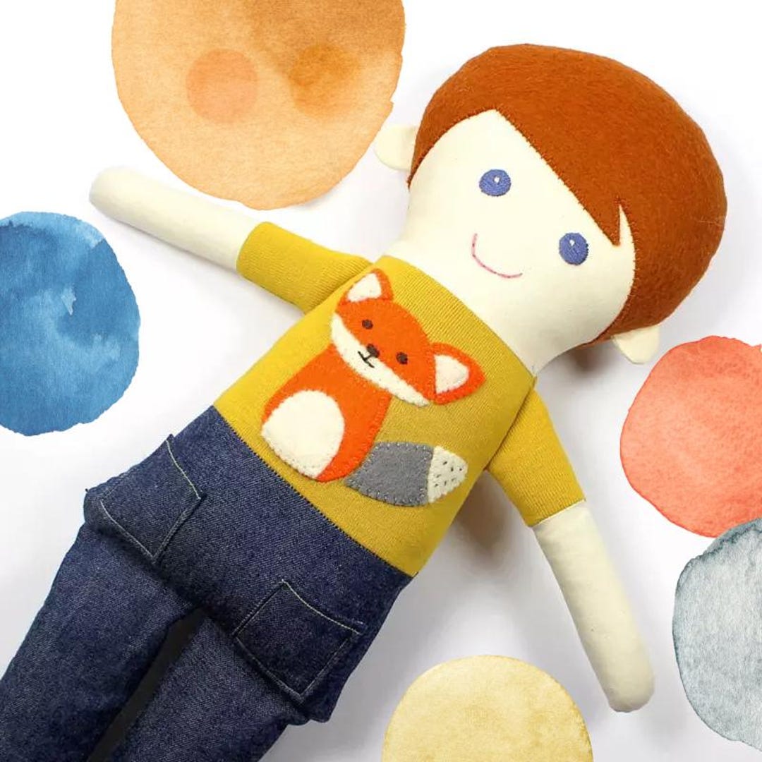 Boy Rag Doll | Cloth Doll for Boys | Fabric Rag Doll | Sebastian Doll ...