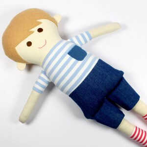 Boy Rag Doll | Cloth Doll for Boys | Fabric Rag Doll | Sebastian Doll ...