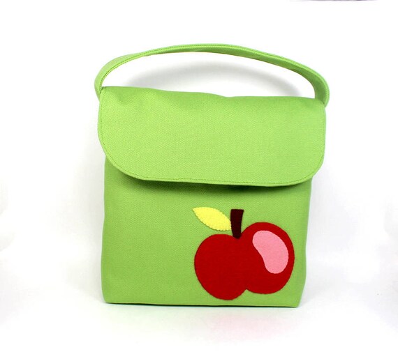 Lunch Tote for Kids Kids Snack Bag Organic Canvas Bag 