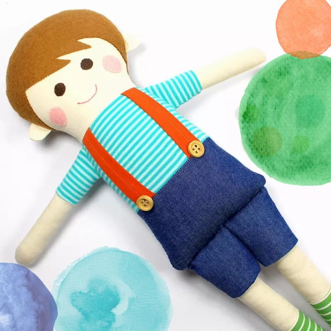Boy Ragdoll Boy Rag Doll | Cloth Doll for Boys | Fabric Rag Doll | Sebastian Doll ...
