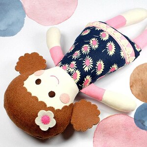 baby doll | soft baby toy |  Rosie doll |  first doll |  baby rag doll |  baby shower gift |  sleeping doll  | heirloom gift | nursery decor