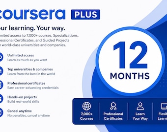 Coursera Plus 12 months