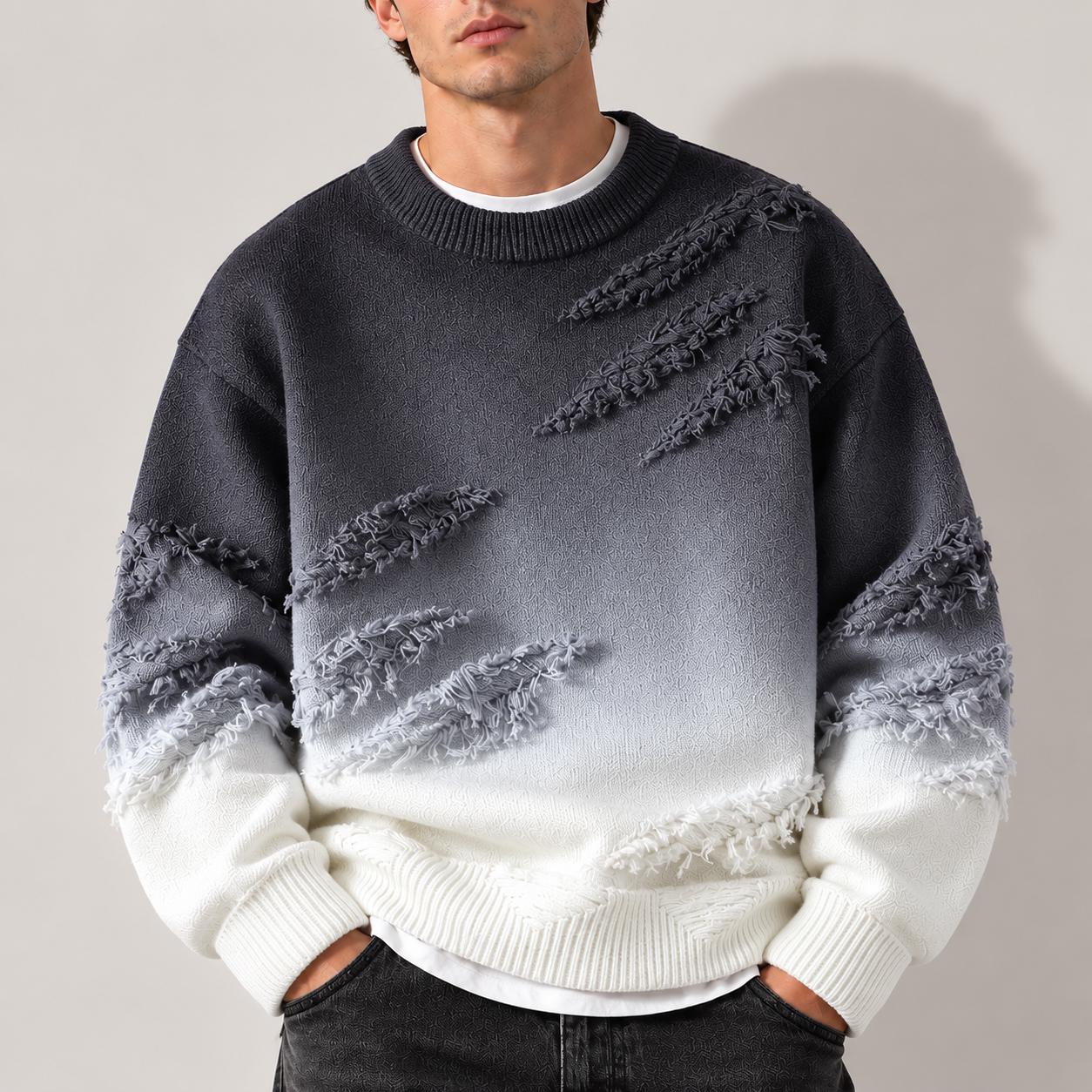 Mens Fringe Sweater - Etsy