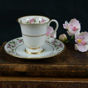 Woodside Pattern |  Franciscan Bone China Demitasse Cup and Saucer | Made in California