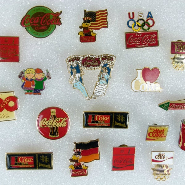 Coca Cola 1996 Olympic Pins - Collection of 18