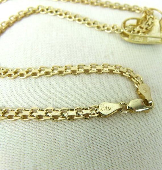 Heart Necklace Gold Tone | Pave Heart Choker Neck… - image 10