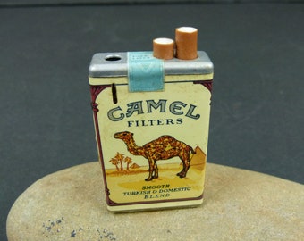 Vintage  CAMEL Cigarette Lighter | Works | R.J. Reynolds Promo | 80s