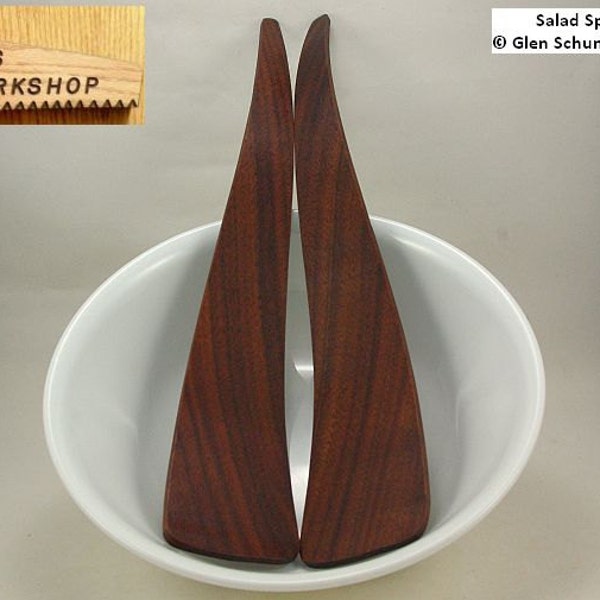 Salad Server Set Walnut