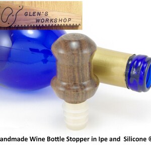 Wine Bottle Stopper Handmade Ipe Silicone Wine Stopper Wine Gift