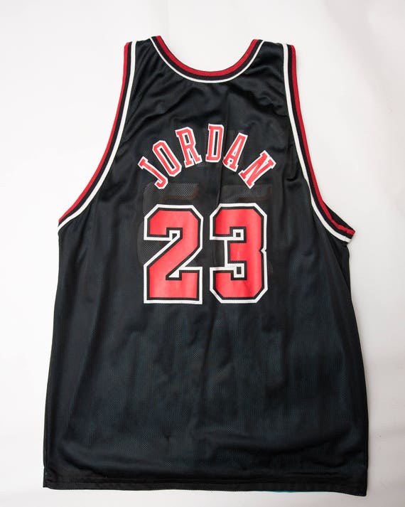 RARE Vtg NBA Reversible Champion Jersey 44 Michael Jordan 