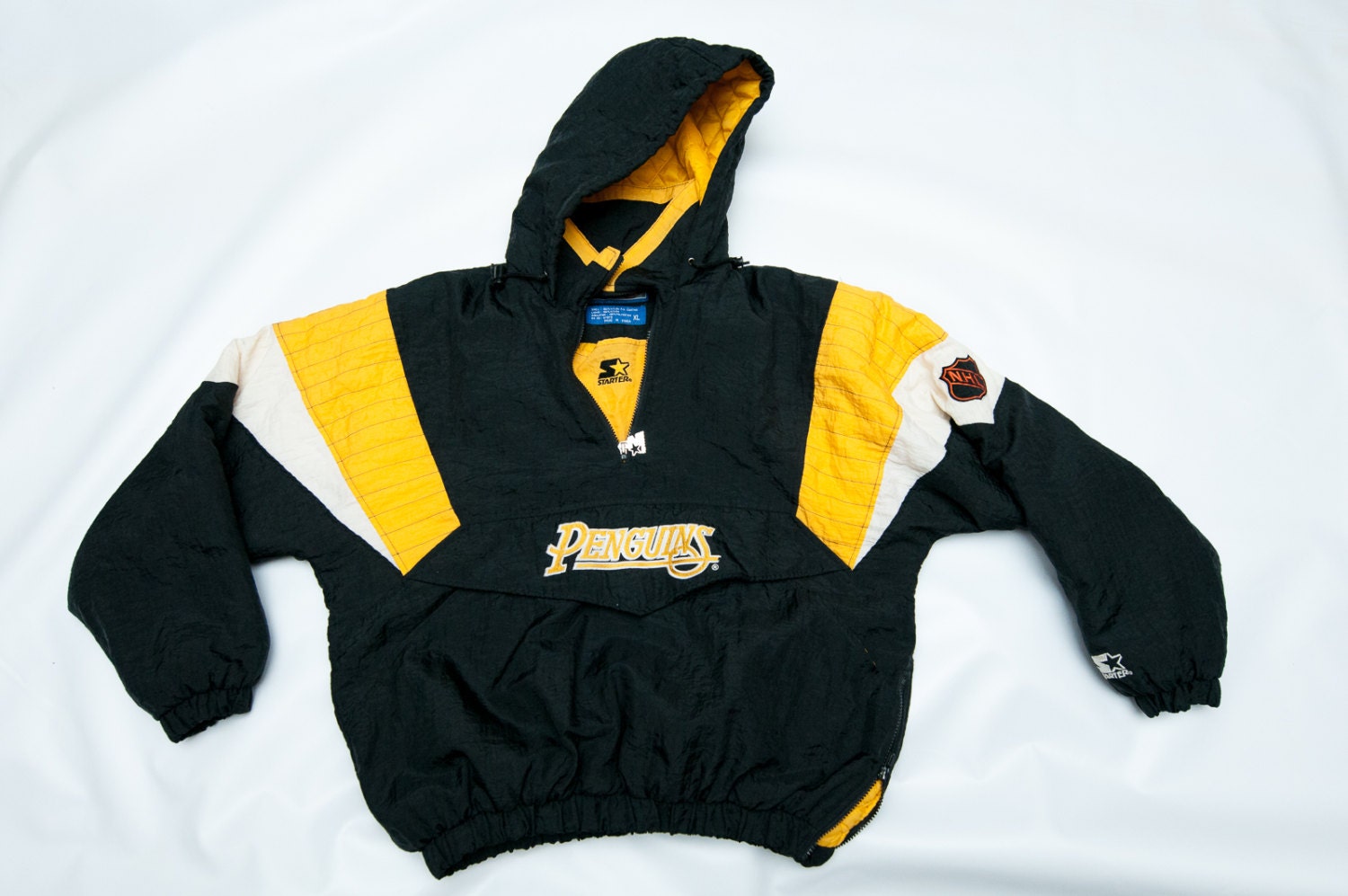 Vintage 90's Pittsburgh Penguins Starter Jacket Etsy