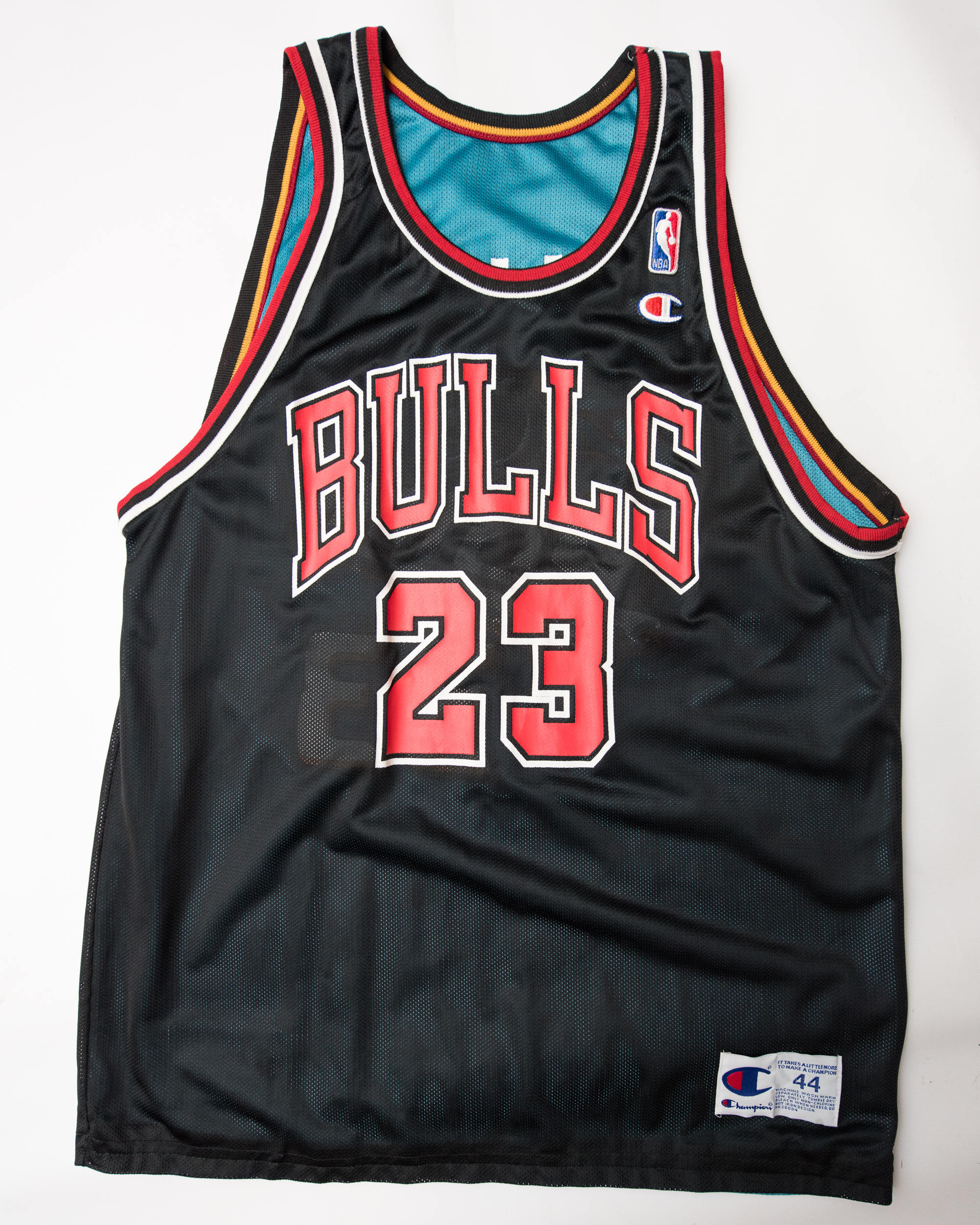 RARE Vtg NBA Reversible Champion Jersey 44 Michael Jordan 