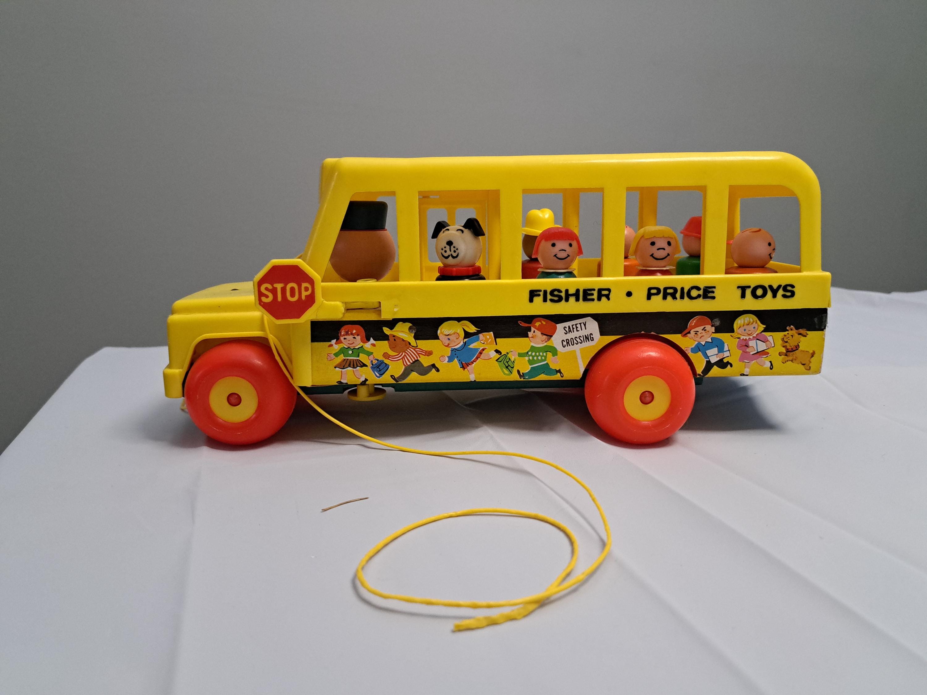 1965 Fisher Price Bus - Etsy