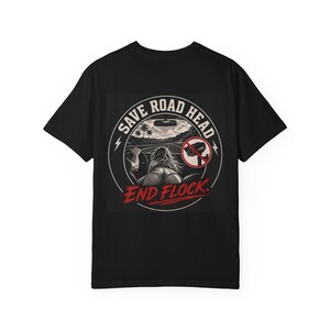 Save Road Head End Flock T-shirt