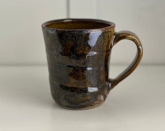 Jim Mulfinger Rustic Hand Thrown Mug, Studio Pottery Mug