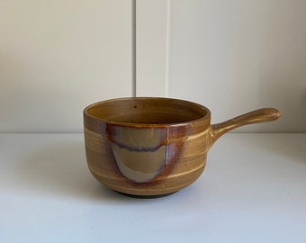 Sango Splash Brown Soup Bowls, Handled Onion Soup Bowl, 4 to Choose From